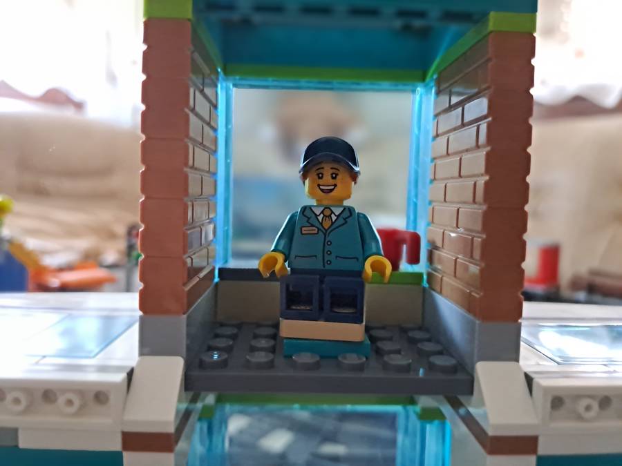 Lego vonatok terep asztalon