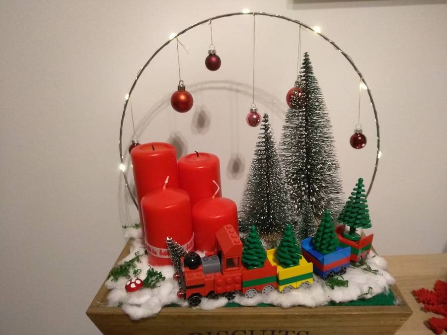 Lego az adventi koszorún
