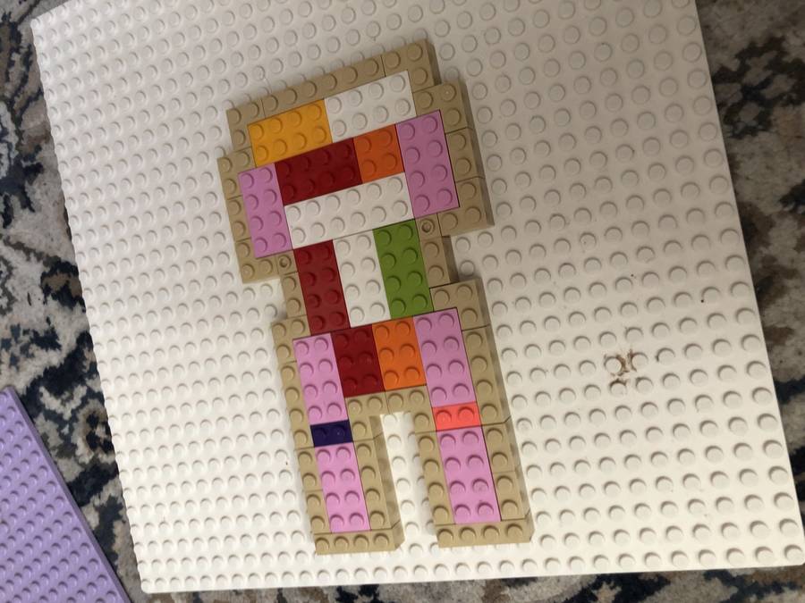 Lego oroszlán kicsiben