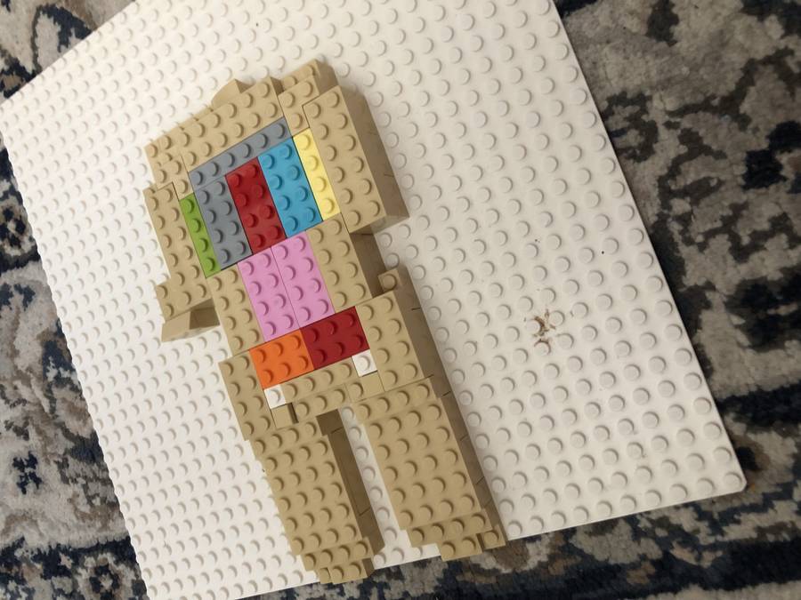 Lego oroszlán kicsiben