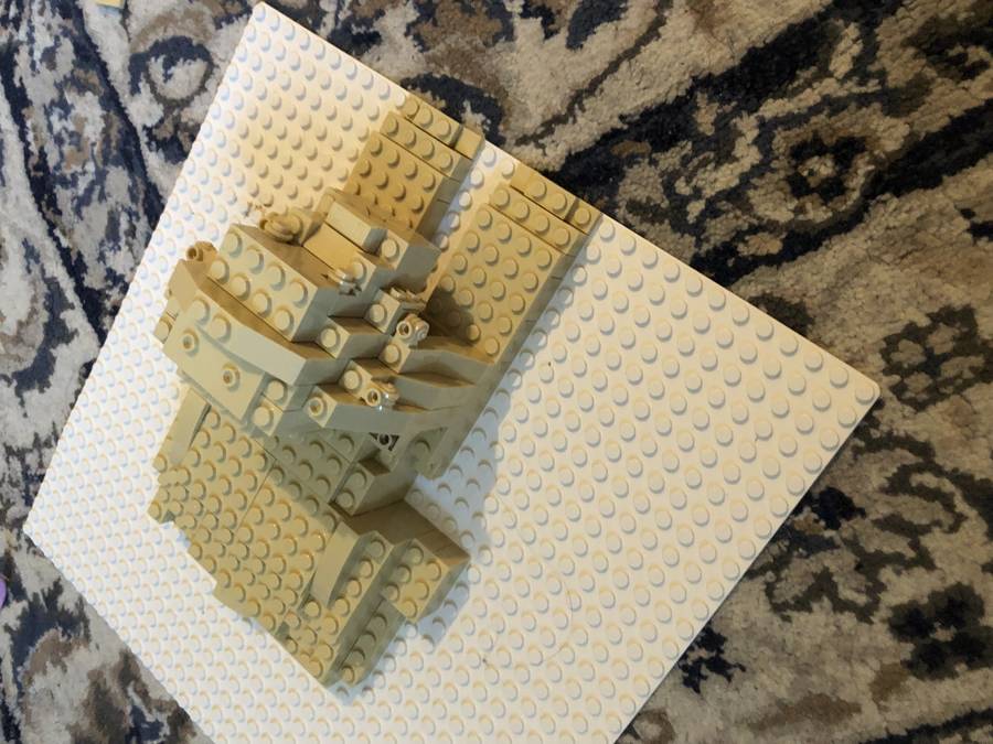 Lego oroszlán kicsiben