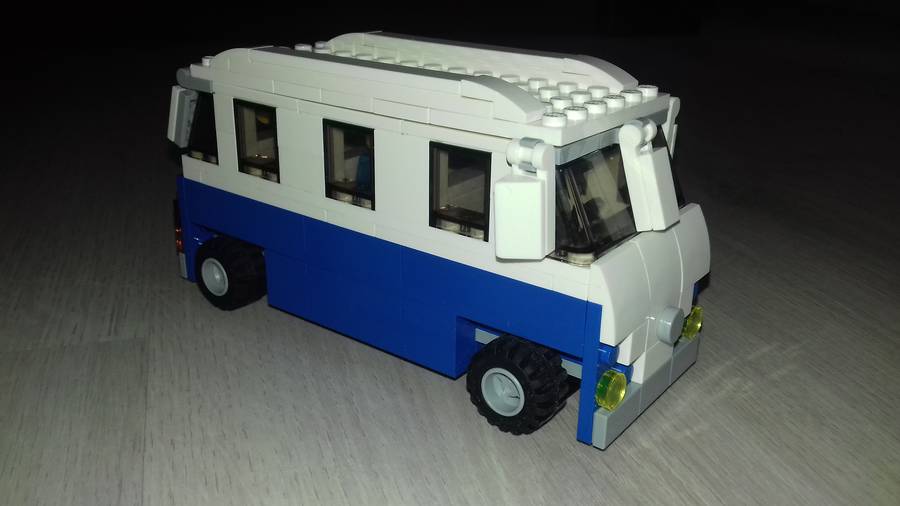 Volkswagen T1 kisbusz egyedi elemekből