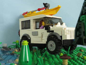 Vadvízi kenuzás - Jeep Wrangler