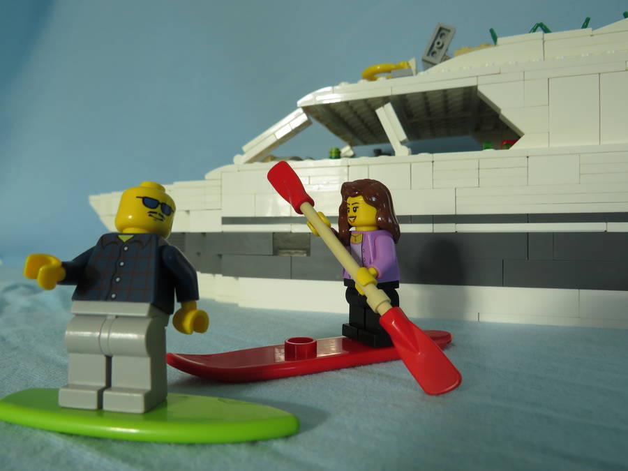 Hatalmas luxusyacht