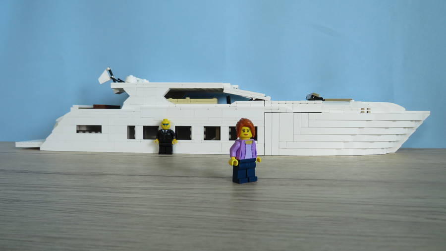 Riviera 6000 stílusú luxusyacht