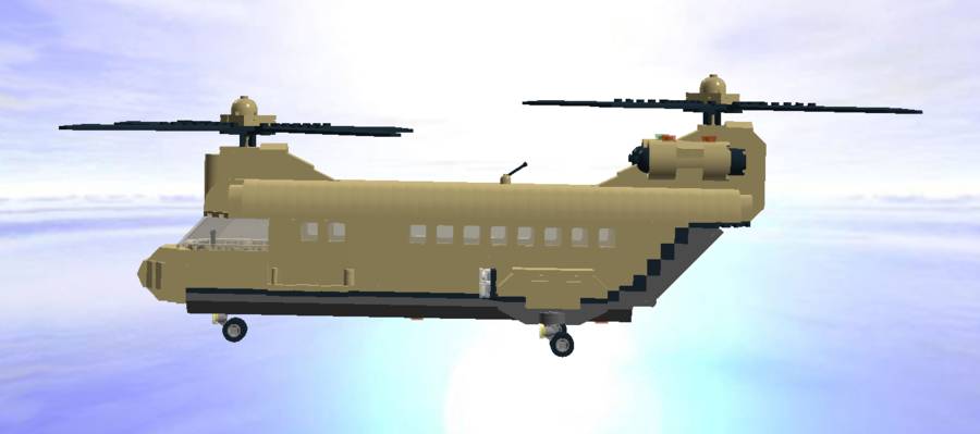 Teherhelikopter MOC