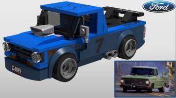 75' Ford F-100 Drift Truck - Speed Champions MOC