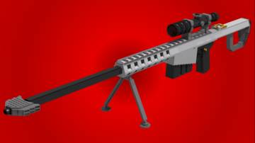 Barrett M84 Anti Tank Rifle - Giant MOC