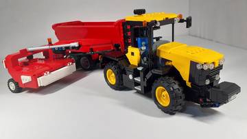JCB Fastrac 4220 kellékekkel