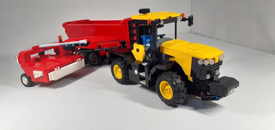 JCB Fastrac 4220 kellékekkel