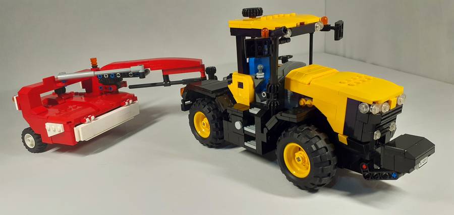 JCB Fastrac 4220 kellékekkel
