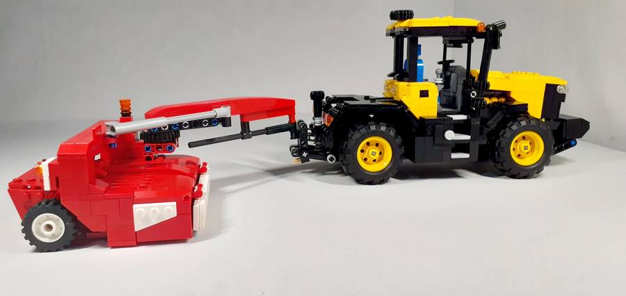 JCB Fastrac 4220 kellékekkel