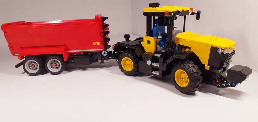 JCB Fastrac 4220 kellékekkel