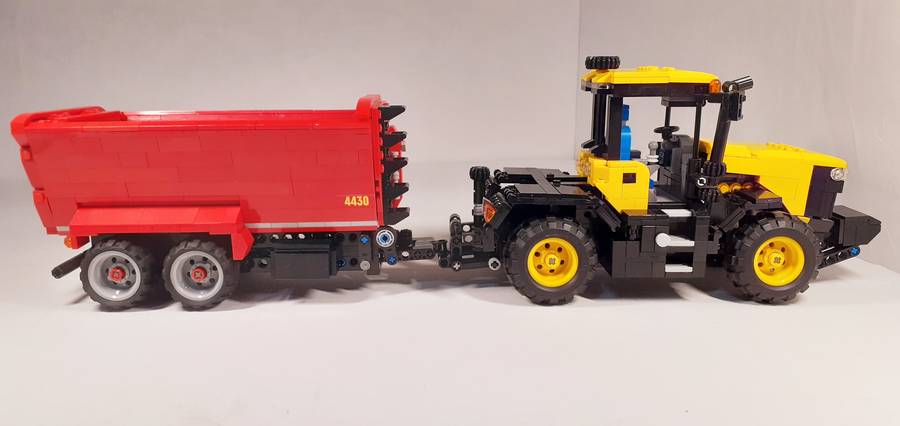 JCB Fastrac 4220 kellékekkel