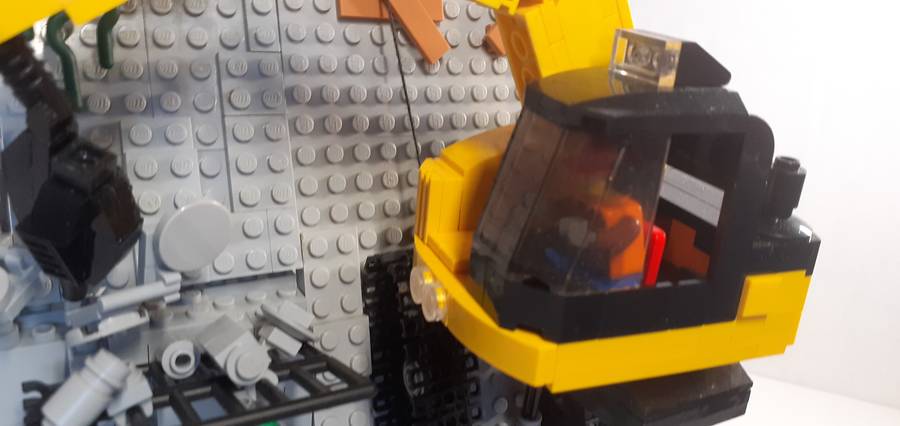 Komatsu PC-138 US Sziklafal Excavator