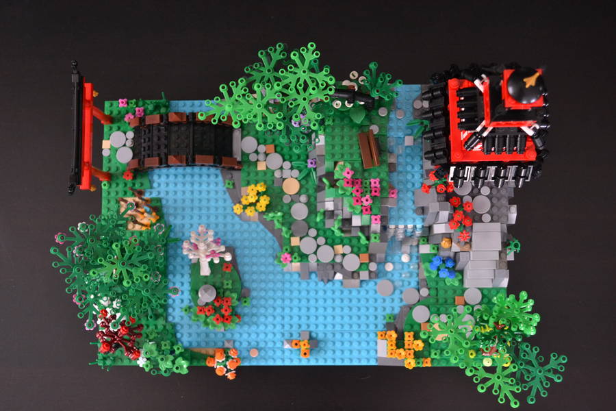 Az én Lego virágos kertem