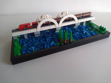 Streamliner - microscale dioráma