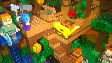 Karácsonyi Minecraft Lombház A Dzsungelben