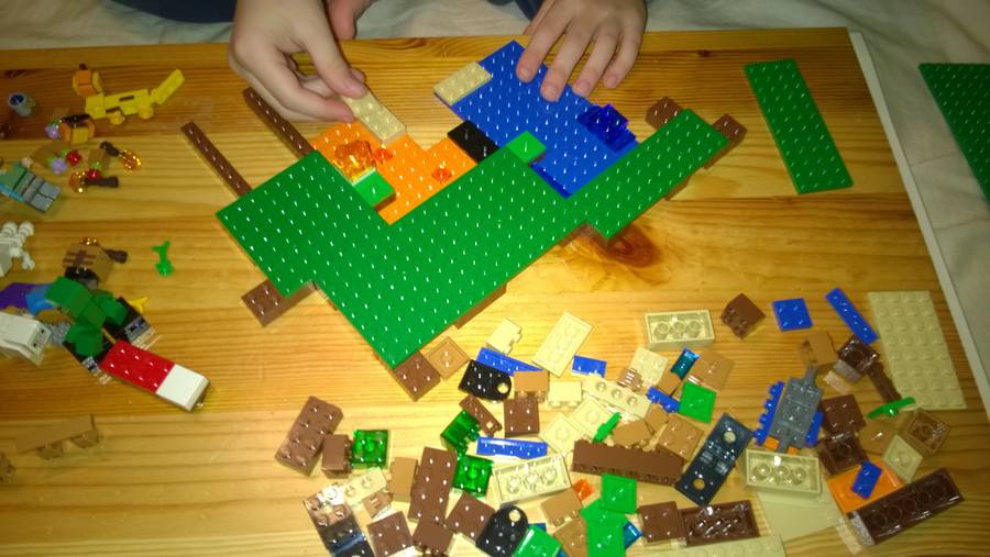 Karácsonyi Minecraft Lombház A Dzsungelben