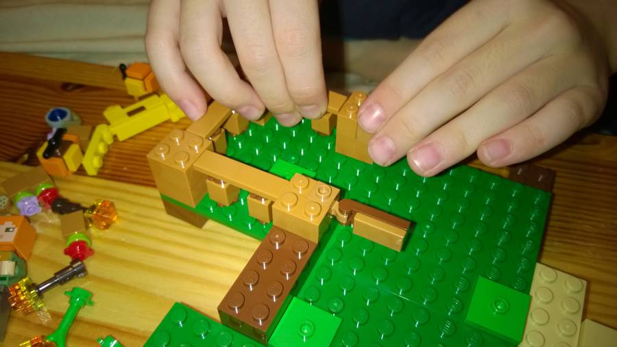 Karácsonyi Minecraft Lombház A Dzsungelben
