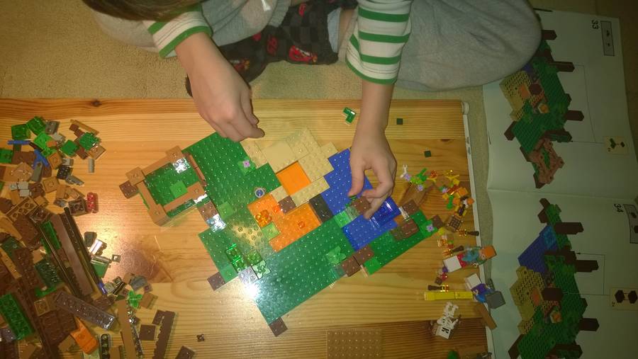 Karácsonyi Minecraft Lombház A Dzsungelben