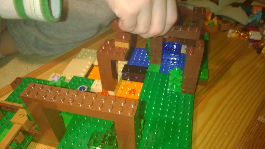 Karácsonyi Minecraft Lombház A Dzsungelben