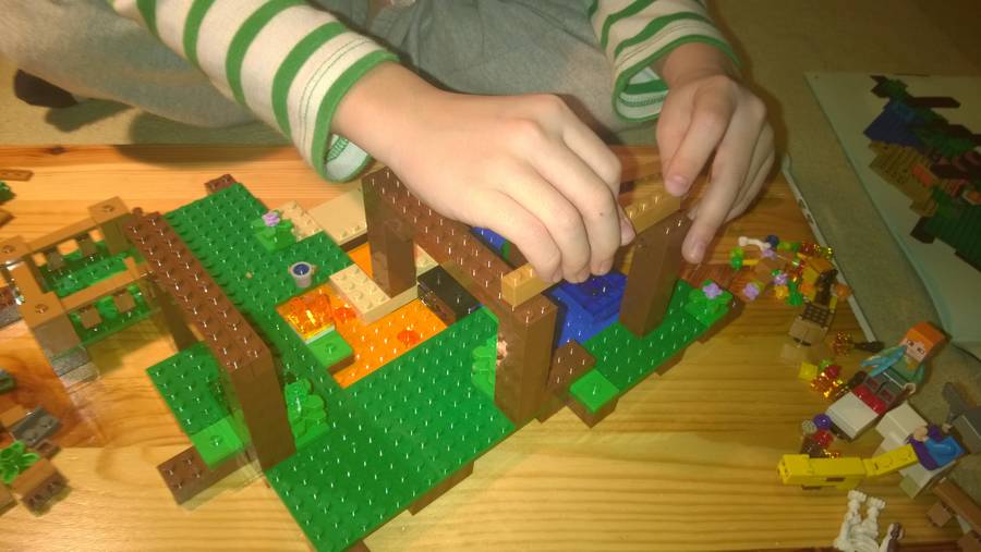 Karácsonyi Minecraft Lombház A Dzsungelben