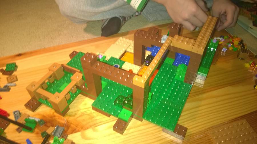 Karácsonyi Minecraft Lombház A Dzsungelben