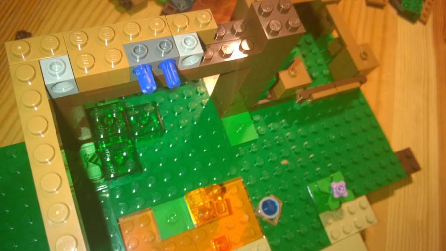 Karácsonyi Minecraft Lombház A Dzsungelben