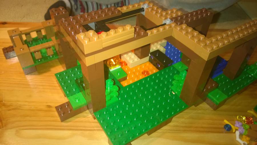 Karácsonyi Minecraft Lombház A Dzsungelben