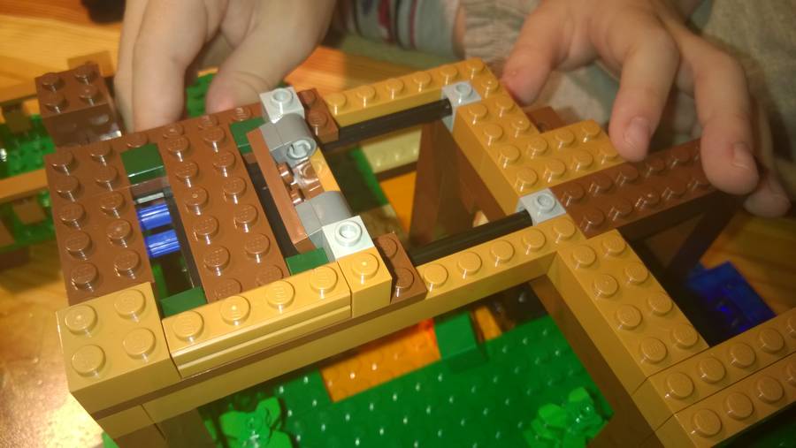Karácsonyi Minecraft Lombház A Dzsungelben