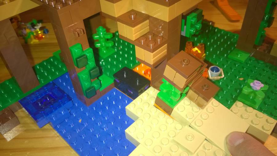 Karácsonyi Minecraft Lombház A Dzsungelben