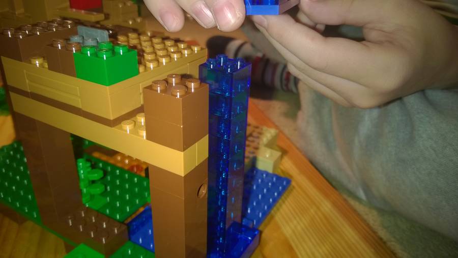Karácsonyi Minecraft Lombház A Dzsungelben