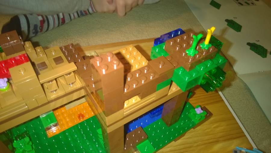 Karácsonyi Minecraft Lombház A Dzsungelben