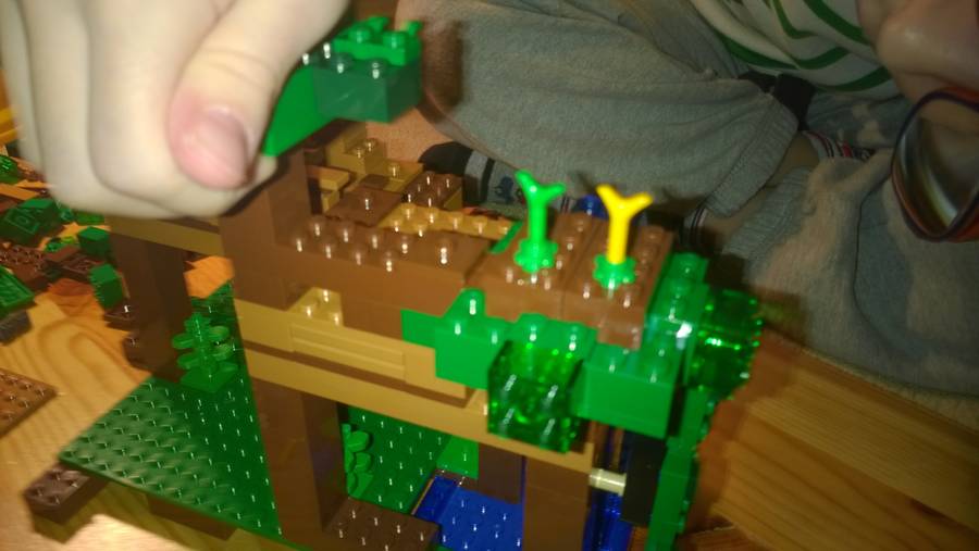 Karácsonyi Minecraft Lombház A Dzsungelben