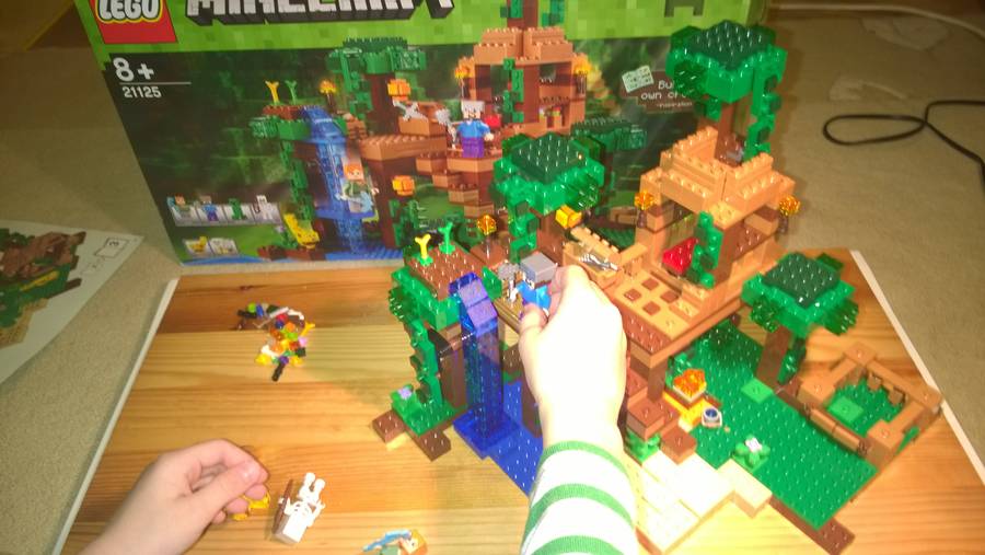 Karácsonyi Minecraft Lombház A Dzsungelben