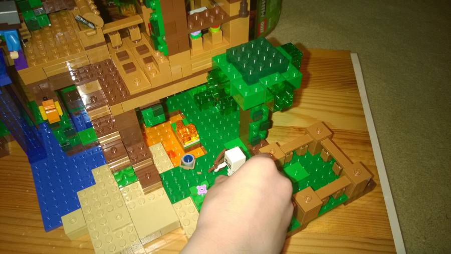 Karácsonyi Minecraft Lombház A Dzsungelben