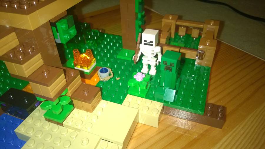 Karácsonyi Minecraft Lombház A Dzsungelben