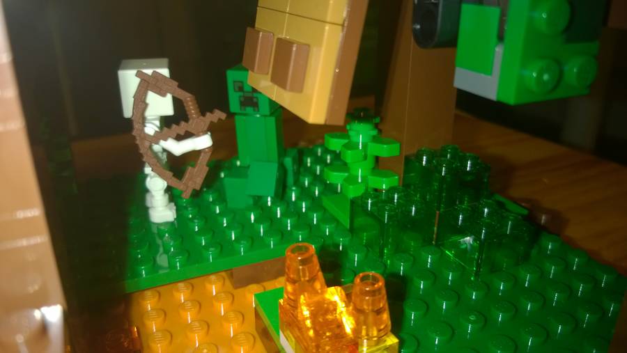 Karácsonyi Minecraft Lombház A Dzsungelben