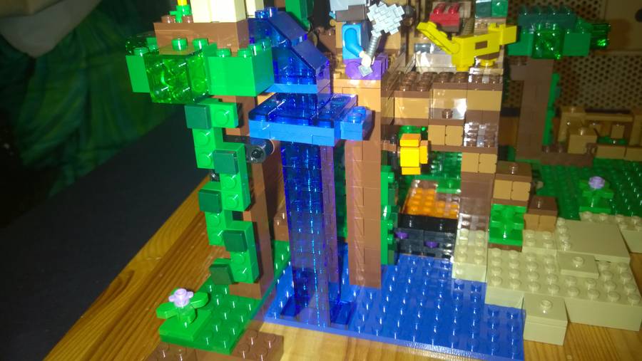 Karácsonyi Minecraft Lombház A Dzsungelben