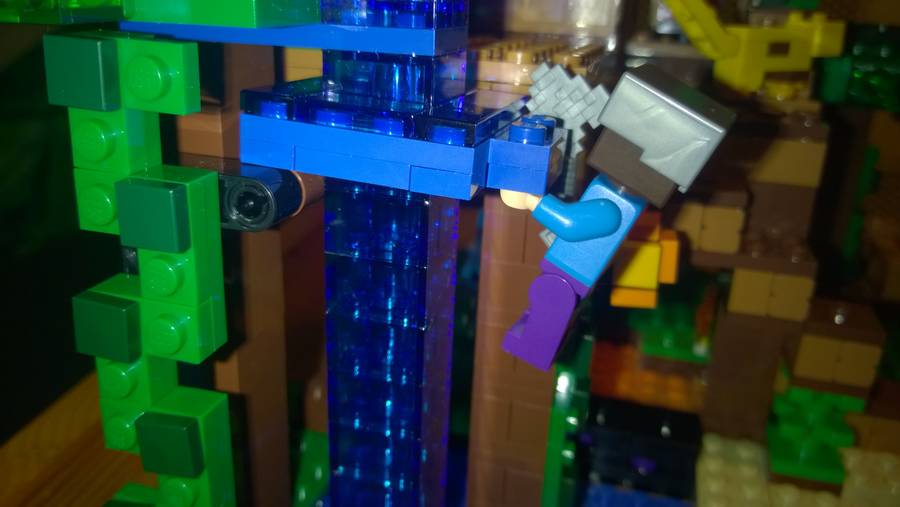 Karácsonyi Minecraft Lombház A Dzsungelben