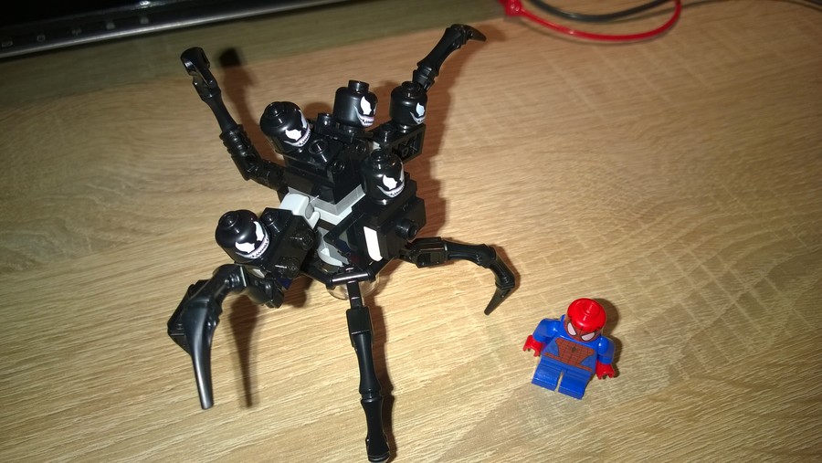 Spider-man vs. The Venom Symbiote
