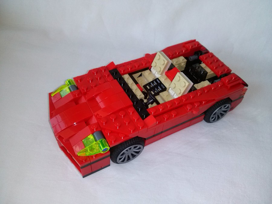 LEGO 31024 Piros Cabrio