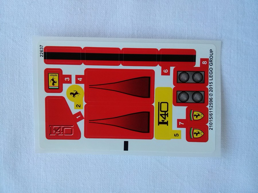 LEGO 10248 Ferrari F40