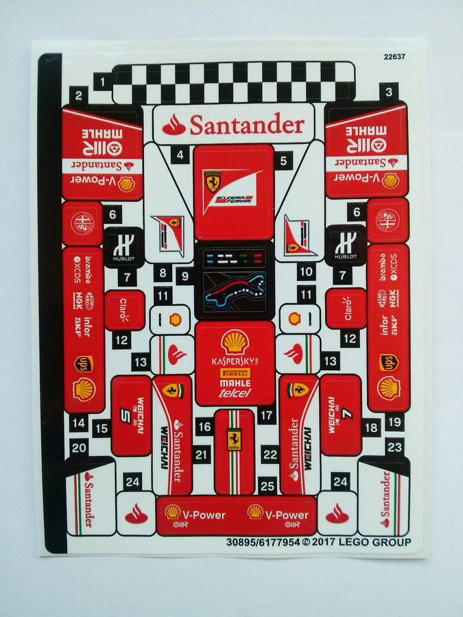 LEGO 75879 Scuderia Ferrari SF16-H