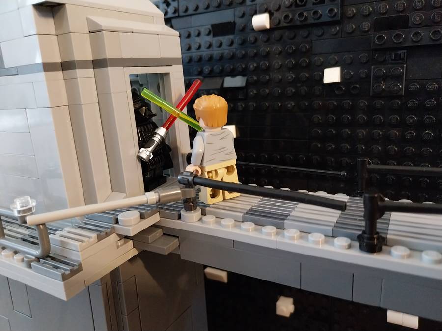 Luke Skywalker Darth Vader harca