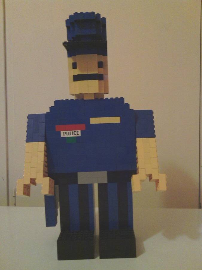 Lego rendőr