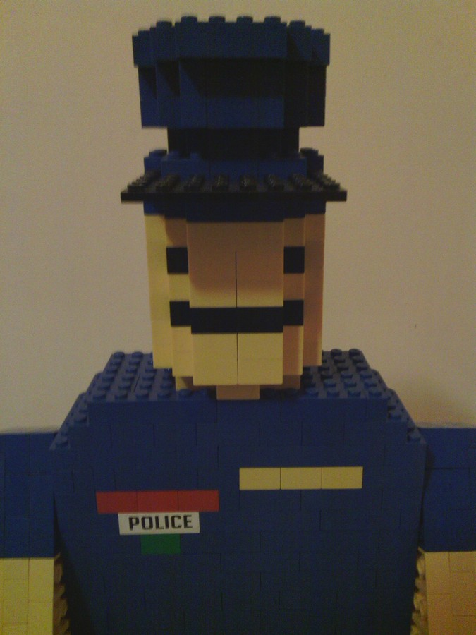 Lego rendőr