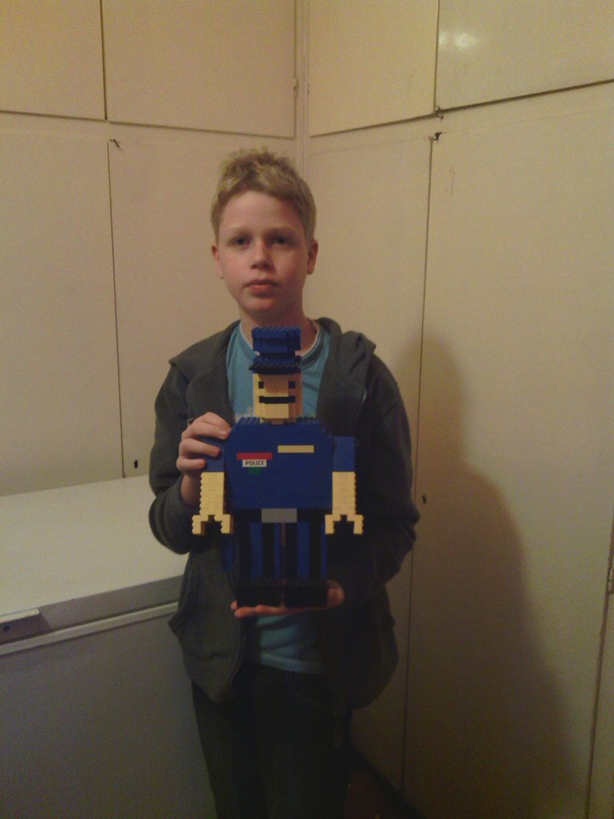 Lego rendőr