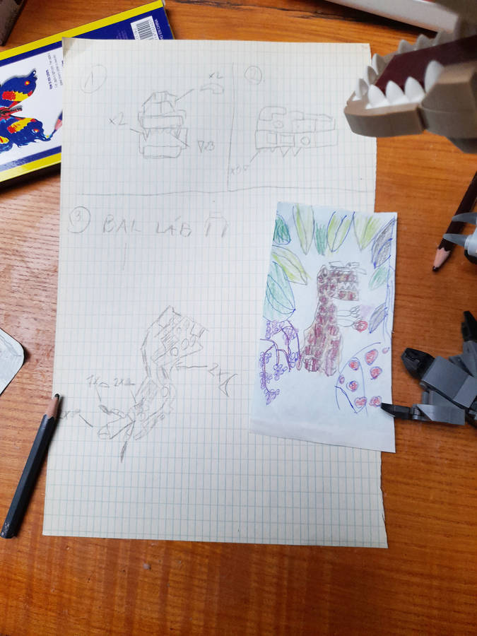 Sütögetés a dínómdánomi patak mellett